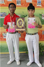 Aayush and Jasmeet Singh. First in Inter School Archery Tournament.